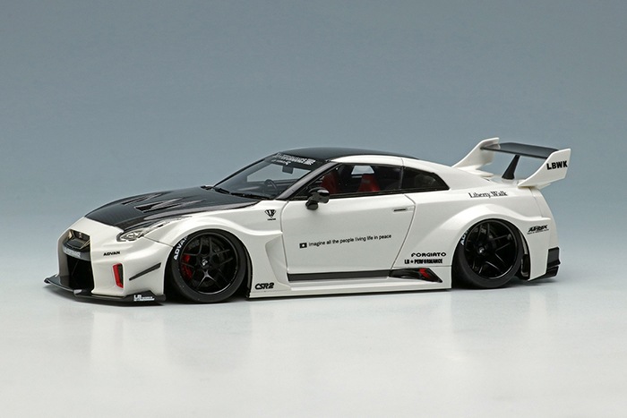 1/43 LB-シルエットワークス GT 35GT-RR(ホワイト)【LB012A