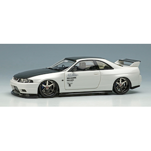 【再生産】1/43 Garage Active ACTIVE R33 GT-R Wide body Concept(パールホワイト)【EM489A】