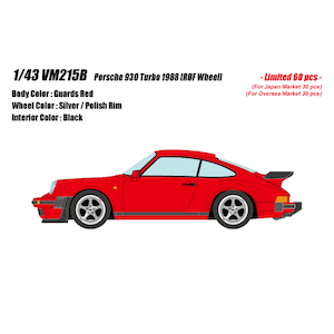 1/43 Porsche 930 turbo 1988 レッド(シルバーホイール)【VM215B】【在庫処分】