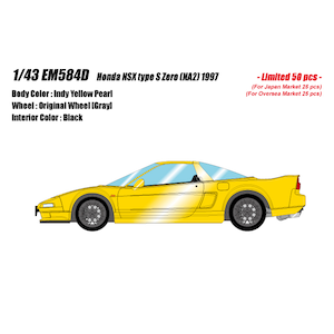 1/43 Honda NSX type S Zero (NA2) 1997（インディイエローパール） 【EM584D】