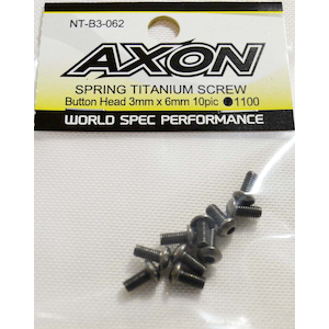 AXON�bSPRING TITANIUM SCREW (Button Head 3mm x 6mm 10pic)�yNT-B3-062�z�bNT-B3-062 ����ݸ���Ƴѽ�ح� ����ͯ��3x6