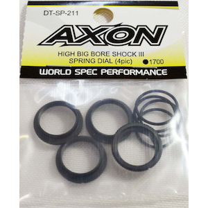 AXON�bHIGH BIG BORE SHOCK III SPRING DIAL (4pic) �yDT-SP-211�z�bDT-SP-211 HIGH BIG BORE SHOCK
