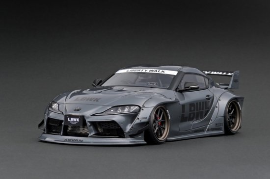 ミニカー　1/18 LB-WORKS TOYOTA SUPRA A90(ガンメタリック) [IG2657] IG2657 1/18 LB-WORKS TOYOTA SUPRA (A90) Gun Metallic | LINE