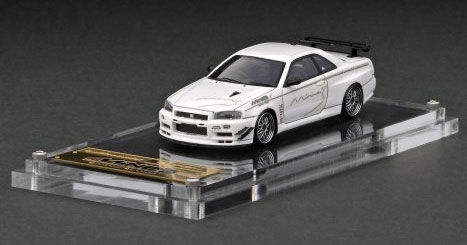 1/64 Nissan Skyline GT-R Mine's(R34) White【IG2721】 | Joshin web