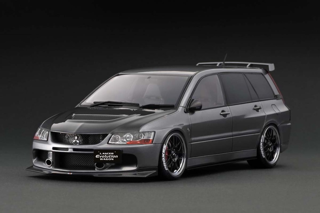 ミニカー　1/18 Mitsubishi Lancer Evolution Wagon CT9W(ガンメタリック) [IG2774] 1/18 Mitsubishi Lancer Evolution Wagon (CT9W) Gun Metallic