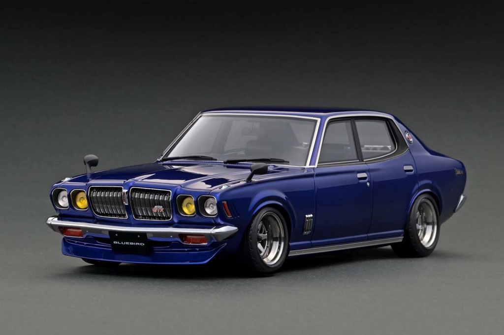 ミニカー　1/18 Nissan Bluebird U 2000GTX G610(ブルーメタリック) [IG3173] 1/18 Nissan Bluebird U 2000GTX (G610) Blue Metallic【IG3173