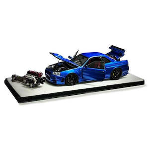 1/43 Nismo R34 GT-R Z-tune Metallic Blue【PGM-430101-1】 | PGM 