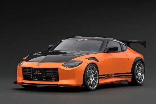 しぇり 1/18 TOP SECRET Fairlady Z (RZ34) Orange Metallic【IG3382