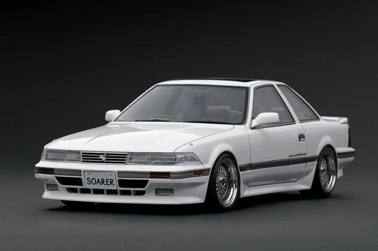 【本日特価】 1/18 White【IG3480 L TURBO 2.0GT-TWIN (Z20) Soarer Toyota ミニカー
