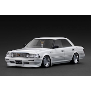 ignition���f���b1/18 TOYOTA CROWN Royal Saloon G (130) White�yIG3735�z�bIG3735 ��� �׳� R�ٰ�G 130 �ܲ�