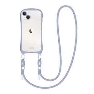 NATURALdesign�biPhone14/13�p �w�ʌ^�P�[�X �V�����_�[�X�g���b�v�t I.COLOR �i�X�J�C�u���[�j�bIP22-61-ICSH02