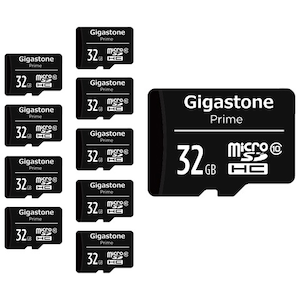 Gigastone�b�M�K�X�g�[���bmicroSDCH�J�[�h 32GB Class10�i�W�b�p�[�o�b�N��j�y10���Z�b�g�z�bGJM10-32G10PK