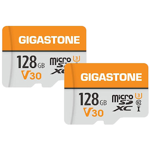 Gigastone�b�M�K�X�g�[���bmicroSDXC�J�[�h 128GB Class10 UHS-I U3 V30 (�W�b�p�[�p�b�N�)�@�y2���Z�b�g�z�bGJMXR-OG128GV30-2PK
