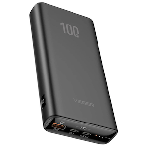 VEGER�i�x�K�[�j�bQC3.0�EPD3.0�Ή����o�C���o�b�e���[20,000mAh�i�u���b�N�j�bUQ-T100