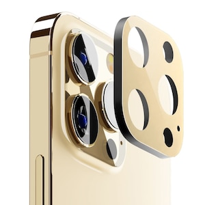 �o�f�`�biPhone 14 Pro/14 Pro Max�p �J�����t���v���e�N�^�[�i�S�[���h�j�bPG-22SCLG19GD