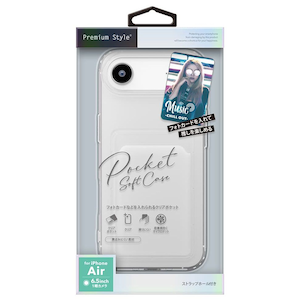 �o�f�`�biPhone Air�p �N���A�|�P�b�g�i�N���A�j�bPG-25CCTP01CL