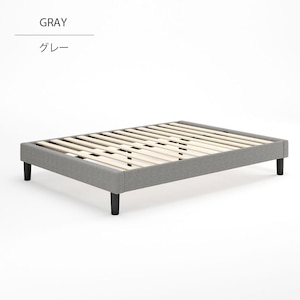 ZINUS JAPAN(�W�k�X)�bCurtis �x�b�h�t���[�� �Z�~�_�u�� 34cm�i�_�[�N�O���[�j�bZJ-EFPB-GR-SD