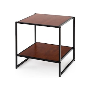 ZINUS JAPAN(ジヌス)｜Modern Studio Collection Square サイドテーブル ブラウン｜ZJ-ET-2020Q