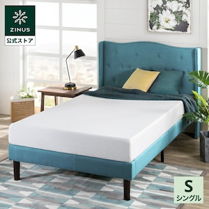 ZINUS JAPAN(�W�k�X)�bGreenTea �ᔽ���}�b�g���X �R�ہE�h�_�j���H 15cm �V���O��(�z���C�g)�bZJ-GTM-6S-WH