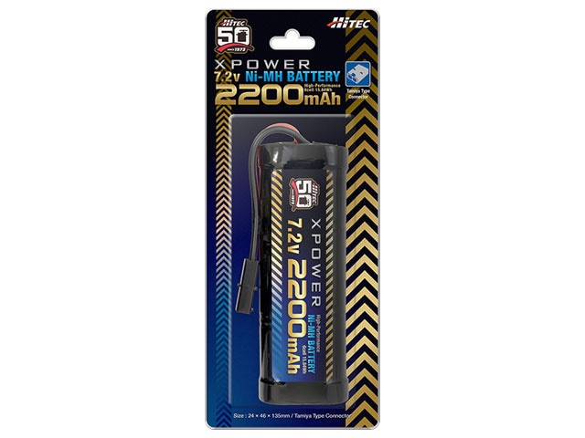 XPOWER Ni-MH 7.2V 2200mAh タミヤタイプコネクター 50周年