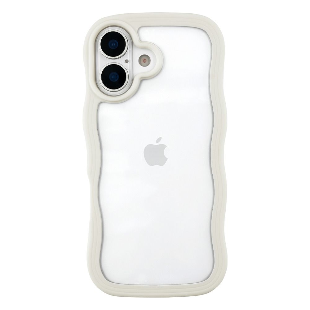 Wavy Case (ivory) for iPhone 17用 | UNiCASE | UNI-25M-WCIV