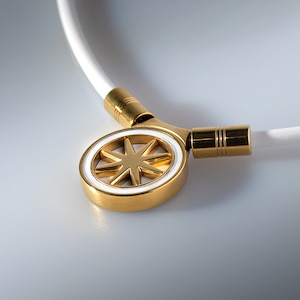 BANDEL�bEARTH mini �A�[�X�~�j 2.0�iWhite�~Gold�E�T�C�Y�F43cm�j�bHLCFNE2WG43