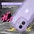 COCO case�b�R�R�P�[�X�biPhone 16�p �N���A�Ȃ��˂��˃P�[�X�i�p�[�v���j�b1818-16-PURPLE