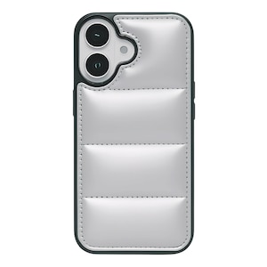 COCO case�b�R�R�P�[�X�biPhone 17�p �_�E���݂����Ȃӂ��ӂ��P�[�X COCO CASE�i�V���o�[�j�b1830-17-SILVER