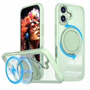 COCO case�b�R�R�P�[�X�biPhone 17�p 360����]���郊���O�t���}�b�g�P�[�X COCO CASE�i���C���O���[���j�b1847-17-LIMEGREEN