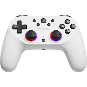 LEADJOY�b���[�h�W���C�b�L���E���� �Q�[���R���g���[���[ SABER PLUS (JS13 PRO TMR�X�e�B�b�N WindowsPC Switch iOS Android �z���C�g)�bSABER-PLUS-WH