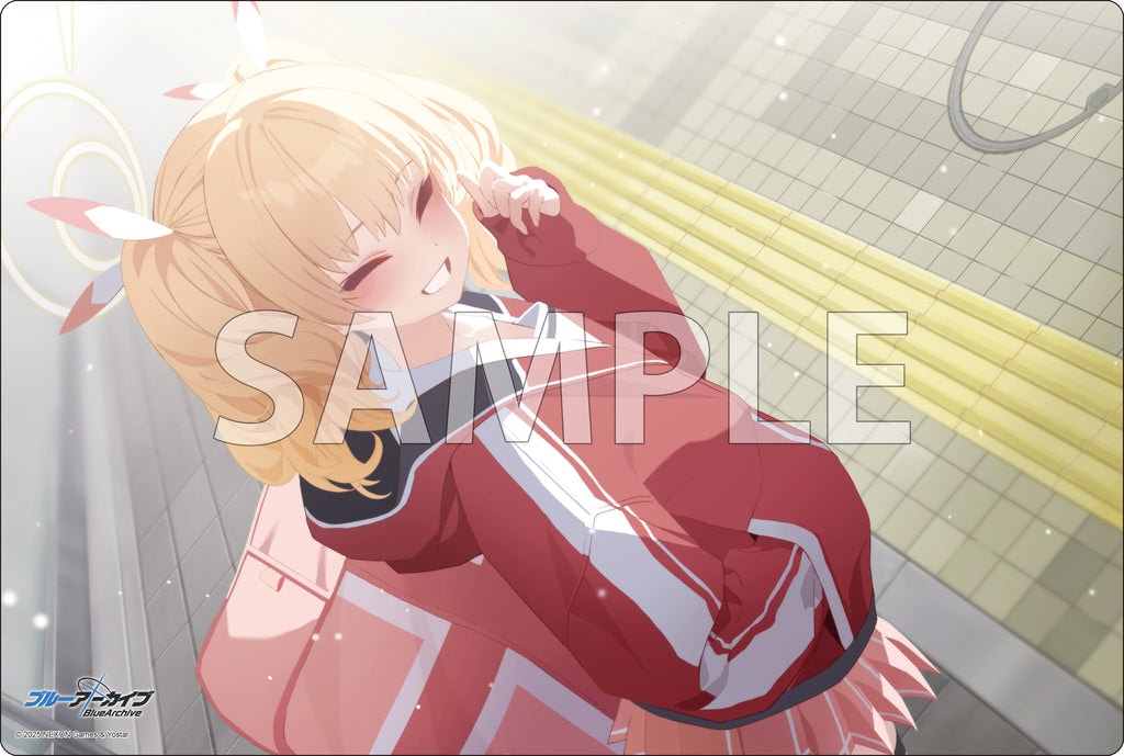 ラバーマット・スリーブセット『ホシノ(水着)』メモリアルロビーイラストver. Amazon | ブシロード ラバーマットコレクション V2 Vol.1375