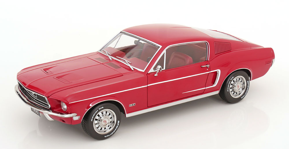 ミニカー 1/18 フォード マスタング 1968 ファストバック レッド ミニカー 1/18 フォード マスタング 1968 ファストバック レッド