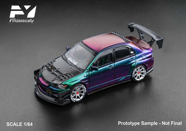 今 話題 の 人気 商品 Evolution Lancer 三菱 1/64 9 ver Bonnet /carbon Chameleon 改 キーホルダー・アクリルキーホルダー