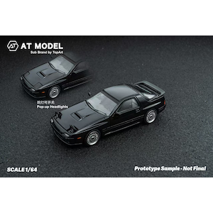 AT MODEL�b1/64 Mazda RX7 FC3S Infini �u���X�^�[�p�b�P�[�W�d�l ���^���b�N�u���b�N�yAT64008�z�bAT64008 ���� RX7 FC3S ��̨� BK