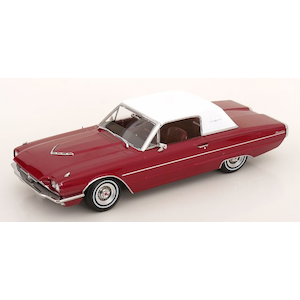 KK Scale�b1/18 �t�H�[�h Thunderbird Coupe 1966 ���b�h���^���b�N/�z���C�g�yKKDC181382�z�bKKDC181382 ���ް�ް�� ���� 1966 RD/WH