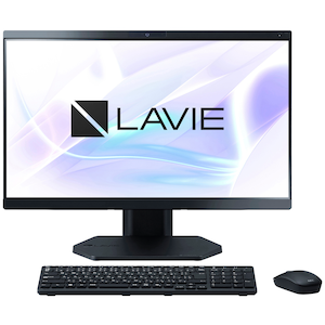 NEC�b�G�k�C�[�V�[�b��̌^�f�X�N�g�b�v�p�\�R�� LAVIE A23(23.8�^/Core i7 1355U/������ 16GB/SSD 512GB/DVD/Office)�t�@�C���u���b�N�bPC-A2375LAB-B