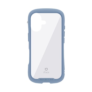 Hamee�biPhone 17�p  �����K���X�N���A�P�[�X iFACE REFLECTION�i�y�[���u���[�j�b41-182912