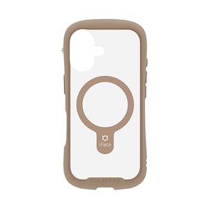 Hamee�biPhone 17�p  MagSynq�����K���X�N���A�P�[�X iFACE REFLECTION�i�x�[�W���j�b41-183179