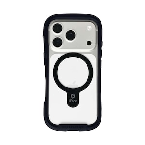 Hamee�biPhone 18 Pro/17 Pro�p MagSynq�����K���X�N���A�P�[�X iFACE REFLECTION�i�u���b�N�j�b41-194557