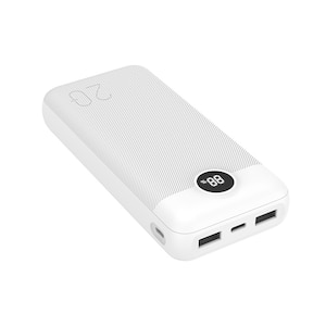 SeeSea�bPD20W �����[�d 3�|�[�g�o�͉\ ��e�� 20000mAh ���o�C���o�b�e���[�i�z���C�g�j�bABSAS200PDWH