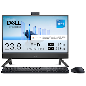 DELL�b�f���b��̌^�f�X�N�g�b�v�p�\�R�� Dell 24 EC24250�i23.8�^/Core i5 1334U/������ 16GB/SSD 512GB/DVD/Office�j(�_�[�N�V���h�E�O���[)�bAD47-GHM3BJ