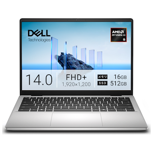 DELL�b�f���b�m�[�g�p�\�R�� Dell 14 DC14255(14�^/Windows11/Ryzen AI 5 330/������ 16GB/SSD 512GB)�v���`�i�V���o�[�bMCD44-GNSJ