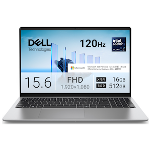DELL�b�f���b�m�[�g�p�\�R�� Dell 15 D15260(15.6�^/Windows11/Ultra 7 255H/������ 16GB/SSD 512GB/Office)�v���`�i�V���o�[�bND85-GNM3SJ
