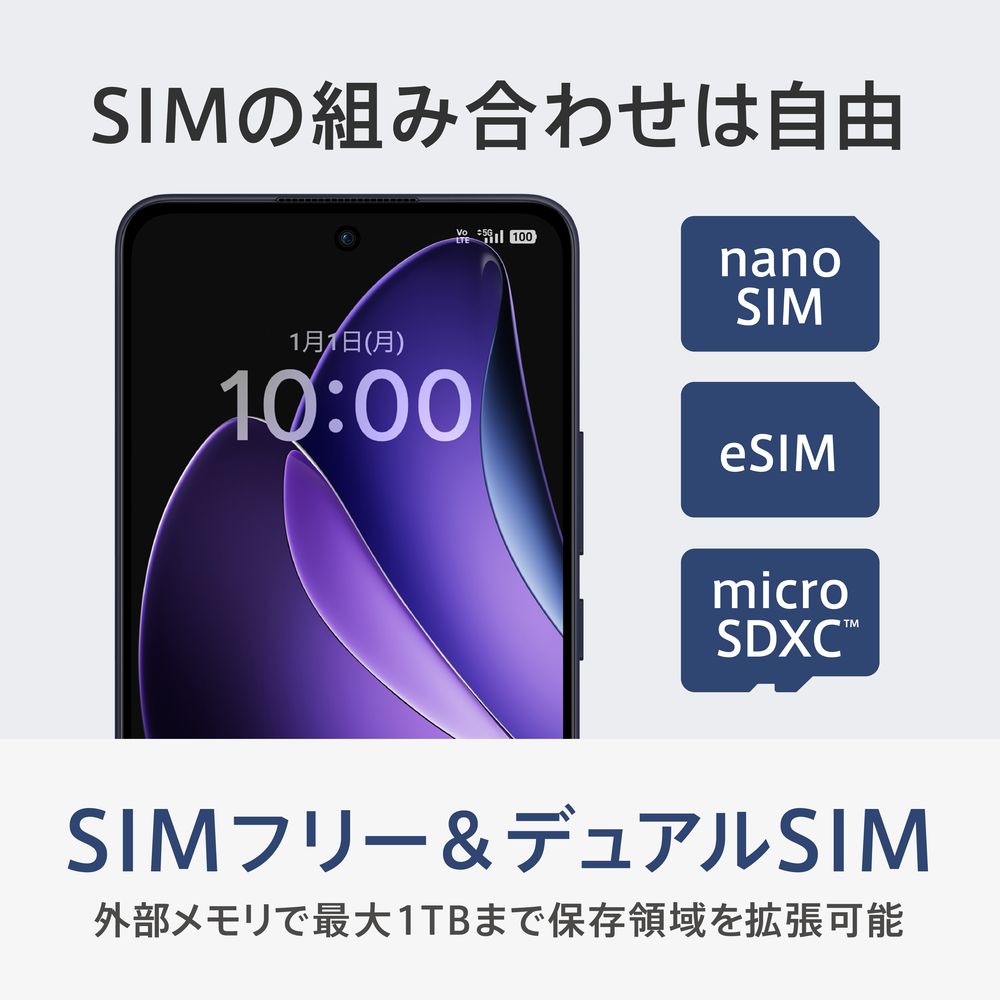 OPPO Reno13 A ルミナスネイビー 8GB 128GB OPPO Reno13A （8GB/128GB） - ルミナスネイビー（SIMフリー版