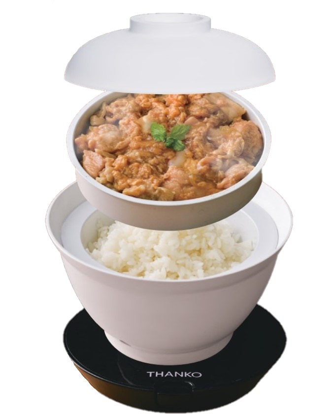 新しいスタイル 2段式どんぶり型超高速炊飯器 | サンコーレアモノ | DNBRRCSWH 時計