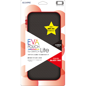 �A���[���b�ySwitch Lite�zSwitch Lite�p �J�[�{���� EVA�|�[�` BK�~RD�bALG-NSMEVR
