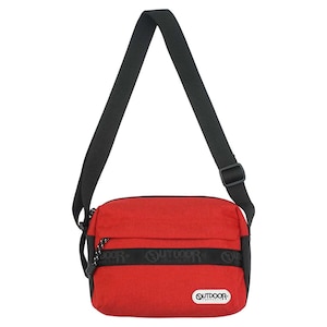 OUTDOOR PRODUCTS�b�N���V�b�N ���S�e�[�v �~�h���V�����_�[�o�b�O�i���b�h�j�b22469011-RED