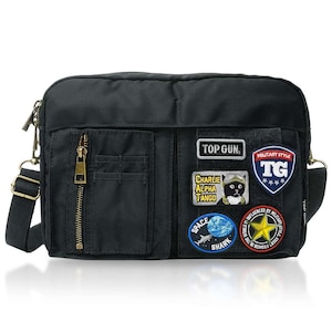 TOP GUN(�g�b�v�K��)�b�i�C�����c�C�� ���b�y�� �~�h���V�����_�[�o�b�O�i�u���b�N�j�b20369010-BLK