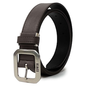 EDWIN�b0111154 35mm PU �M�����\���x���g�i�_�[�N�u���E��(�`���R)�j�b22269273-DBRN