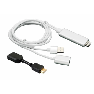 Iphoneの映像をtvに出力するケーブル Lightning Hdmi Joshin Webショップ 通販 エアリア Sd Liha 01